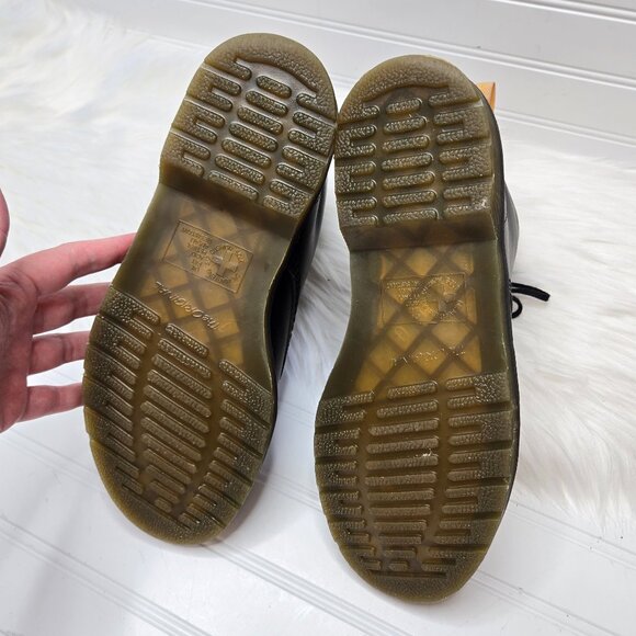 Dr. Doc Martens Men’s 10 Women's 11 Felix Ankle Combat Boots Black Lace Up 14045 - Picture 4 of 7